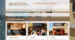 Desktop Screenshot of mbbcguatemala.com