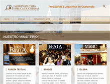Tablet Screenshot of mbbcguatemala.com